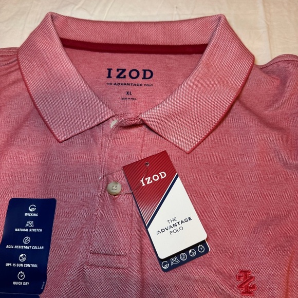 IZOD The Advantage Polo New with tags size XL Red - Picture 1 of 9